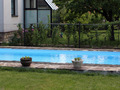 skimmer bazen s gornjim nehrđajućim lemom, pokrivanje Praktik